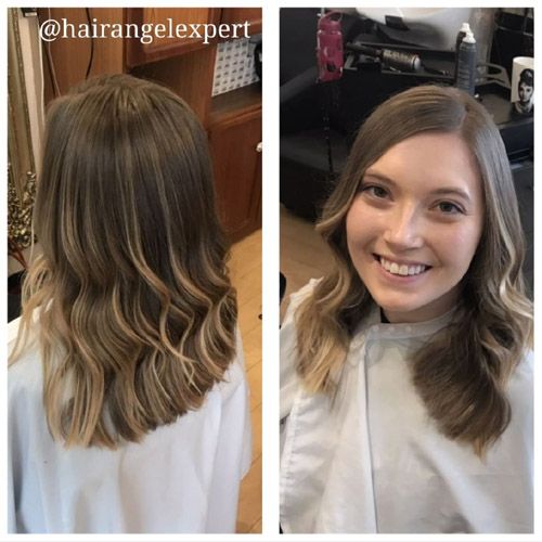 Sydney Hairdressers Before After photos client reviews testimonials best dark brunette hair colouring colour colouring colourist treatments styling. Hair Angel Balmain Rozelle salons studios stylists specialists location near me