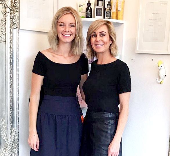 Sydney hairdressers Tearne & Deb Bradshaw. Hair Angel salon, Balmain studio, formerly Rozelle. Specialists for precisions haircuts, bridal styling, blonde hair, balayage & colouring. Location suburbs near me Glebe Lilyfield Drummoyne Birchgrove NSW Australia